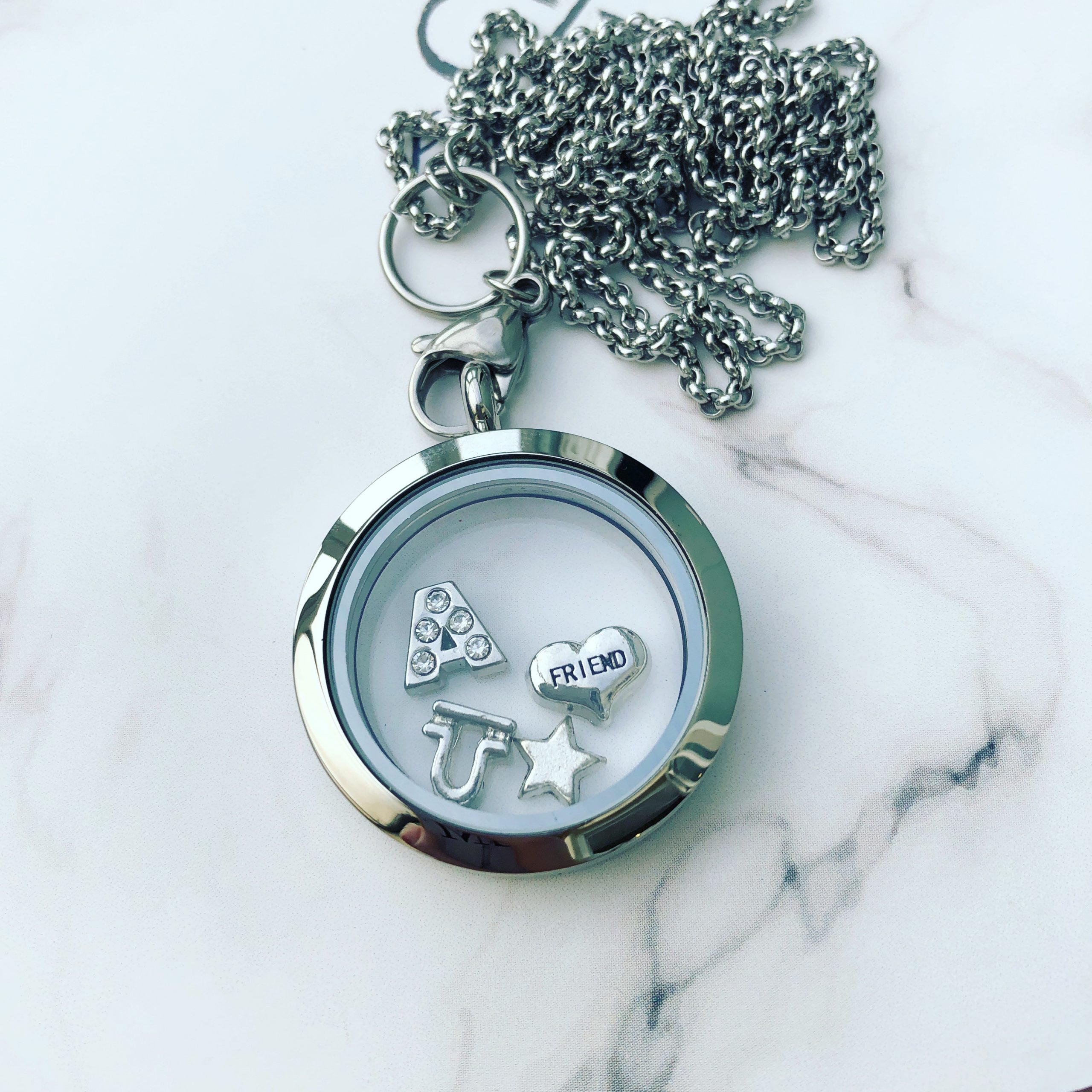 Charm pendant - Build your own customize charm locket - Royal Star Jewellery