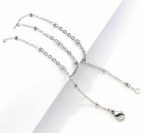 short silver chain