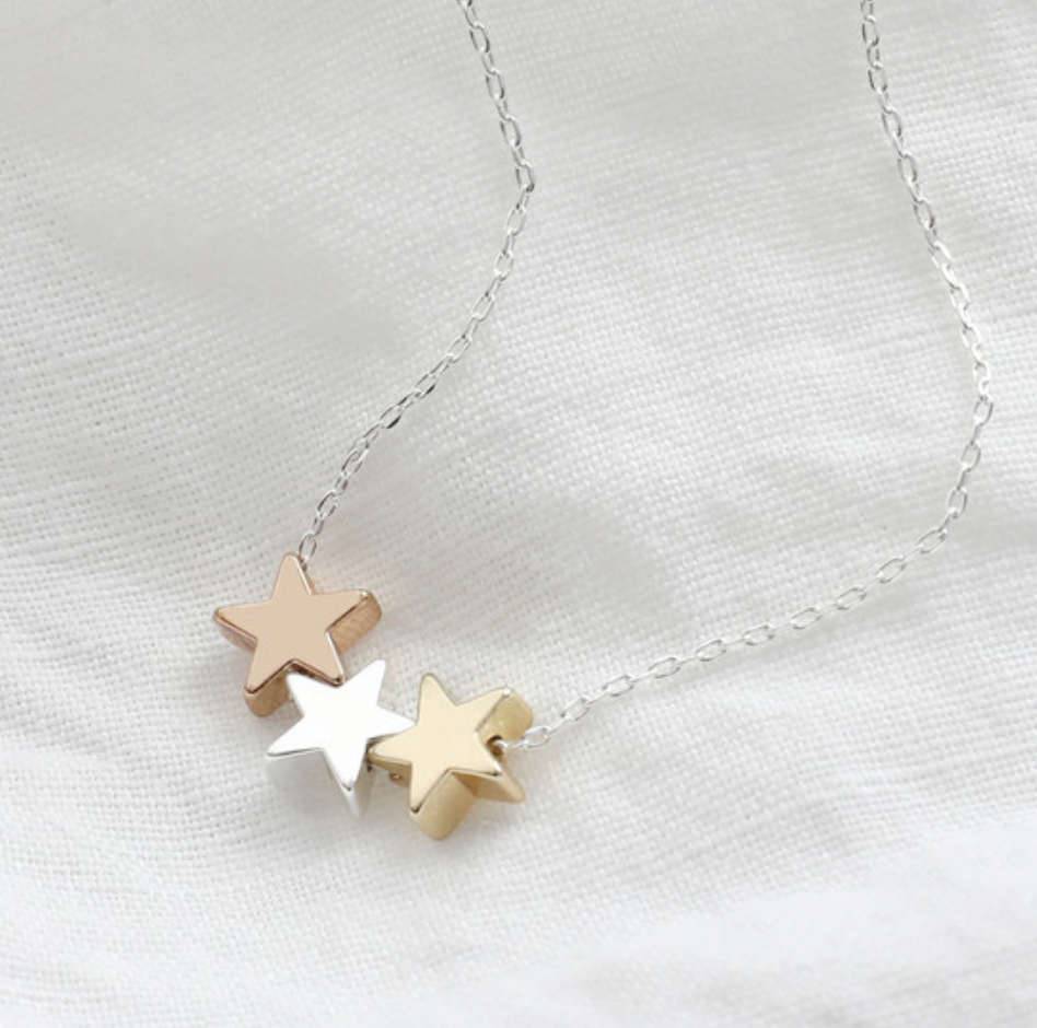 Triple Star Necklace - Endless Stories