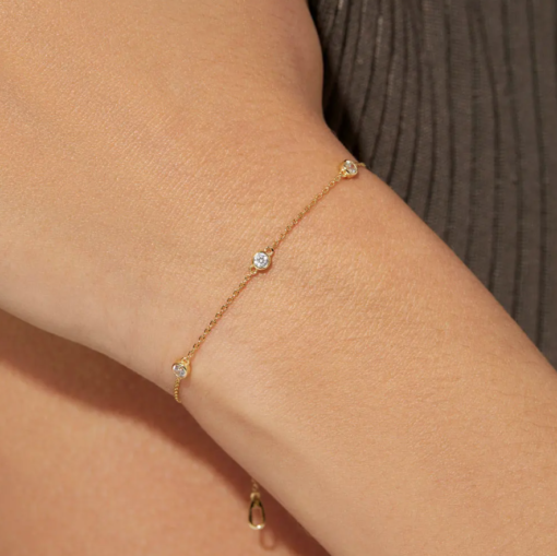 Crystal charm bracelet - Image 4