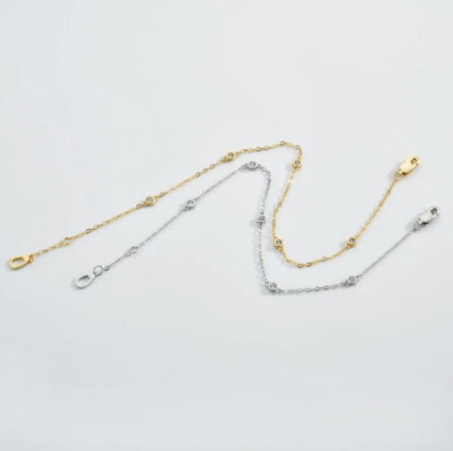 Crystal charm bracelet
