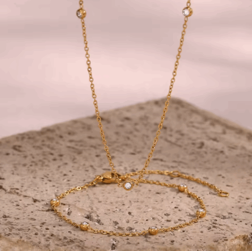 Gem charm necklace - Image 4